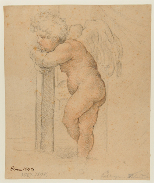 Putto Leaning on a Post - Image 2