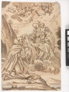 St. Dominic Worshipping the Madonna and Child