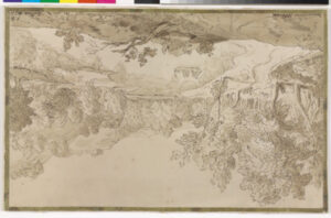 Landscape with a Boat on a Lake