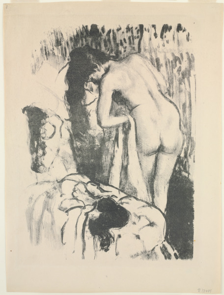 Femme nue debout à sa toilette - Image 3