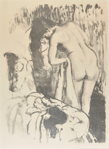 Femme nue debout à sa toilette - Image 2