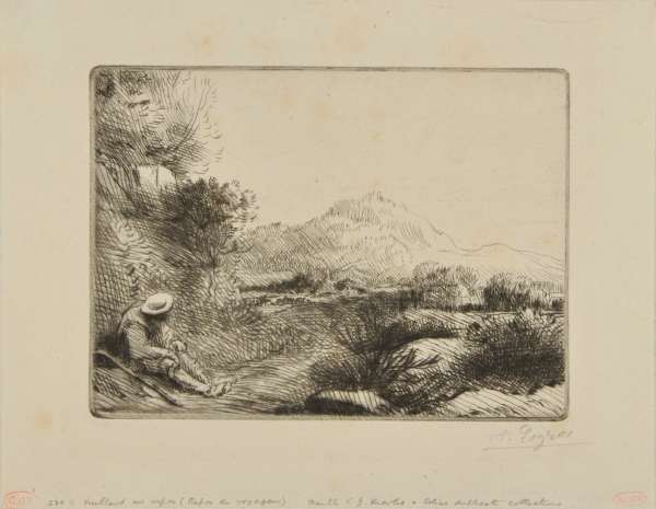 Old Traveller Resting