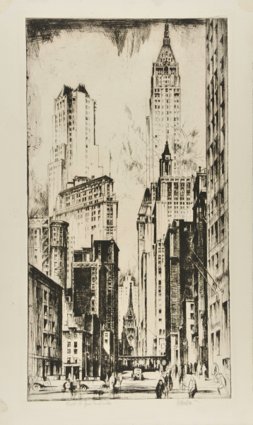 Wall Street from East Side