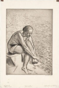 Girl Bathing