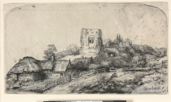 LANDSCAPE WITH A SQUARE TOWER