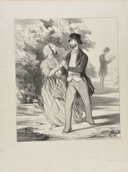 Monsieur Arthur. – O! Pamela, j’éprouve pour vous l’amour le plus brûlant. Le mari herborisant. – Mauve. . . malva. . . de l’ordre des malvacées. . . plante calmante. . . je crois que mon ami Arthur n’en a pas encore dans l’herbier qu’il m’a prié de lui faire