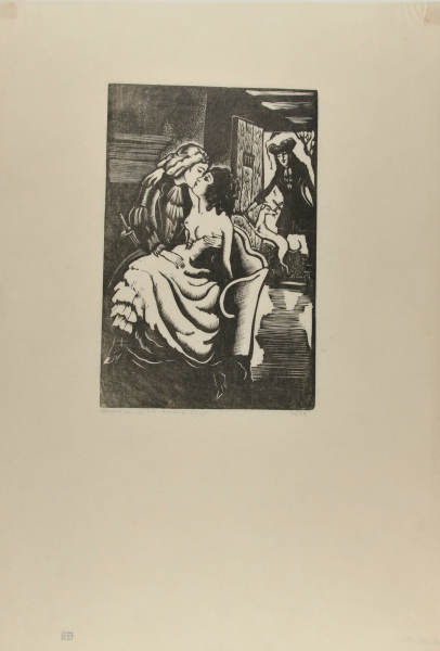 Illustration (The Clandestine Embrace)