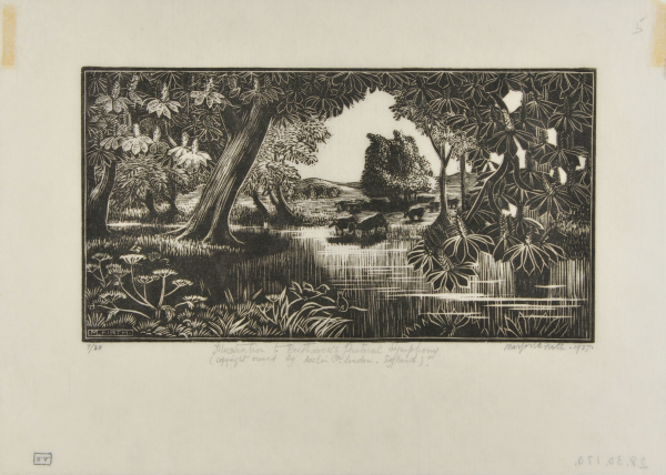 Illustration to Beethoven's Pastoral Symphony