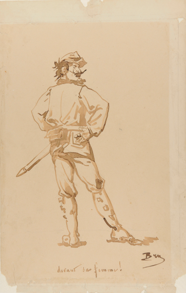 “Devant sa femme”