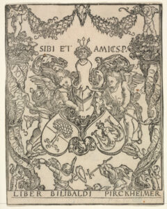 Bookplate of Willibald Pirckheimer