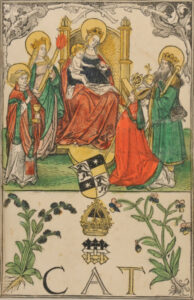 Madonna and Child with SS. Florence, Emerita and Lucius, with Heinrich von Howen, Bishop