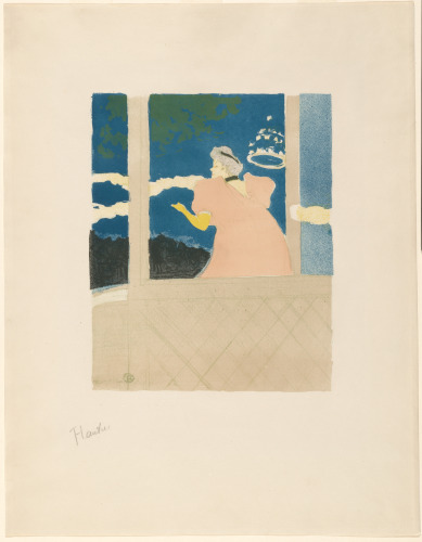 At the Ambassadeurs – Singer at the Café-Concert