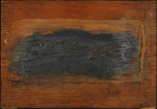 WOODBLOCK FOR "MARSH CREEK" AND "MOONRISE"