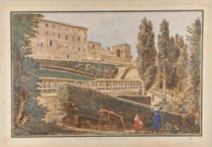 View of the Villa d’Este in Tivoli