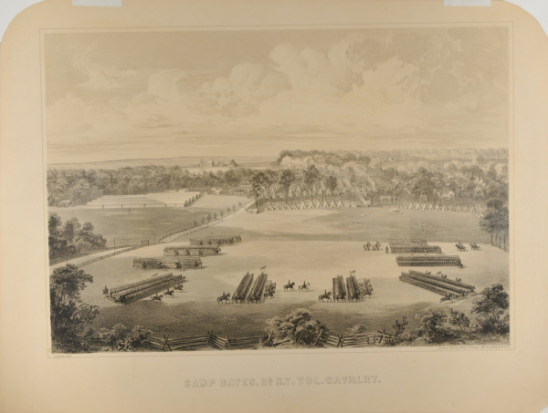 Camp Bates 3.d. N.Y. Vol. Cavalry