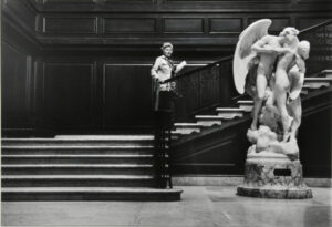 Woman on Steps Aghast of Celestial Love, Washington, D.C.