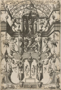 Surface Decoration, Grotesque with Strapwork, Including Double Wall Niche