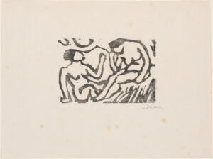 Two Seated Figures