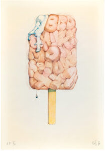 Alphabet in the form of a Good Humor Bar