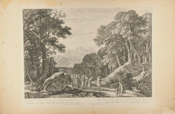 VENUS OFFERING DIANA A CHOICE BETWEEN CUPID AND ADONIS