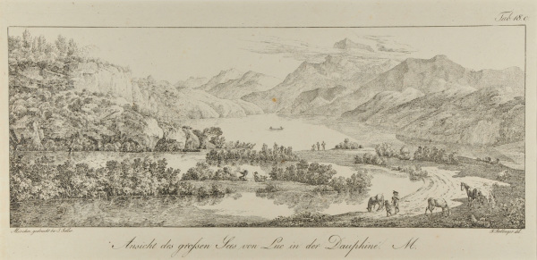 View of the Big Lees of Luc in the Dauphine