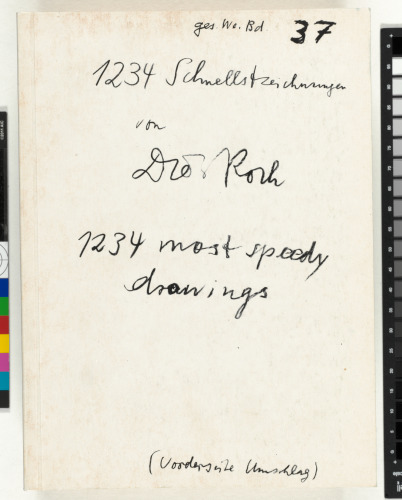 Gesammelte Werke Band 37: 1234 Schnellstzeichnungen - Image 1