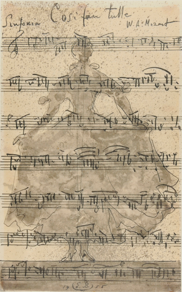 FEMALE COSTUME FOR MOZART'S 'COSI FAN TUTTE'