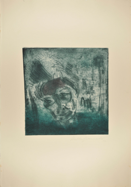 Weary Head (Self-Portrait)