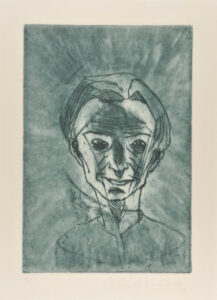 Smiling Head (Self-Portrait)