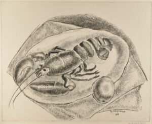 Lobster and Lemon on a Plate