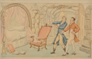 Interior Scene with Two Men