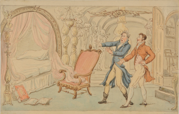 INTERIOR SCENE WITH TWO MEN