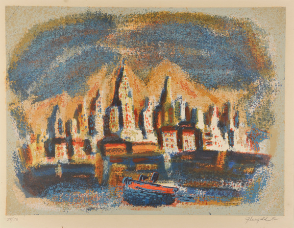 The Battery from New York Harbor