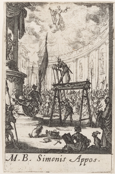 THE MARTYRDOM OF ST. SIMON