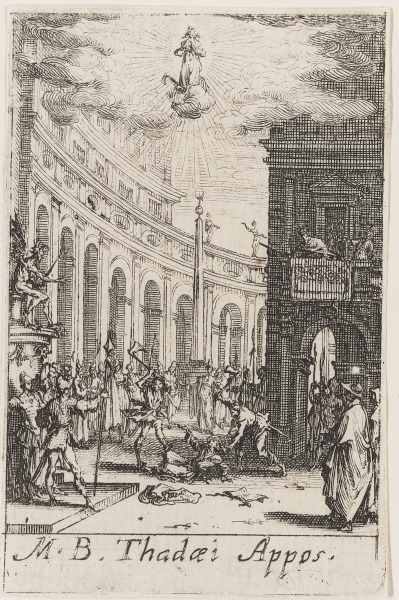 THE MARTYRDOM OF ST. THADDEUS