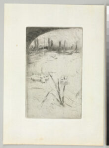 Sketch after Cecil Lawson’s “Swan and Iris”