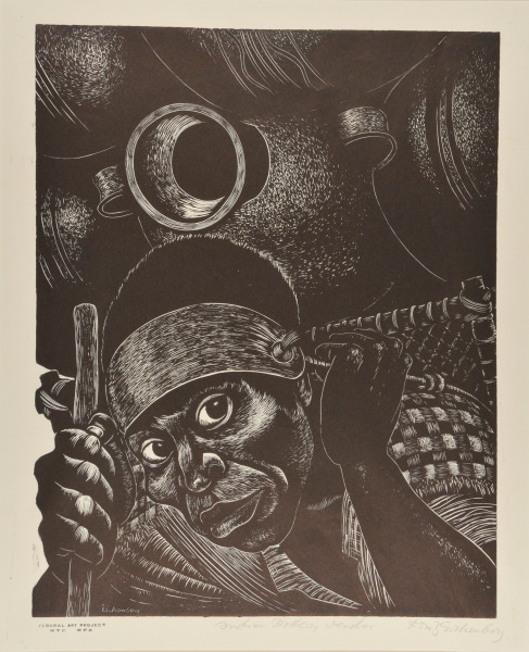 Indian Pottery Vendor