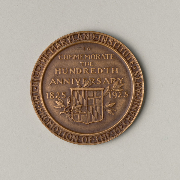 “Maryland Institute 1825-1925” Medal - Image 2