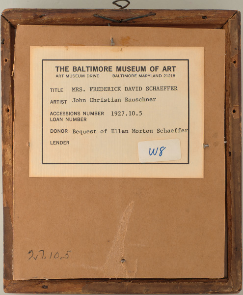 Rosina Rosenmiller Schaeffer (Mrs. Frederick David Schaeffer) - Image 2