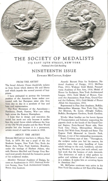 "AMERICAN HOMEMAKER AND HER EUROPEAN COUNTERPART" MEDAL