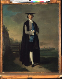 Portrait of a Gentleman in Academic Cap and Gown