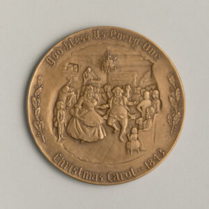 “Fezziwig’s Ball from ‘A Christmas Carol’ by Charles Dickens” Medal