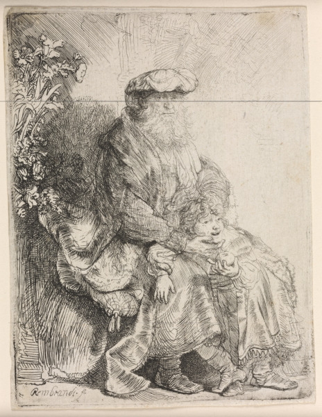 Abraham Caressing Isaac - Image 4