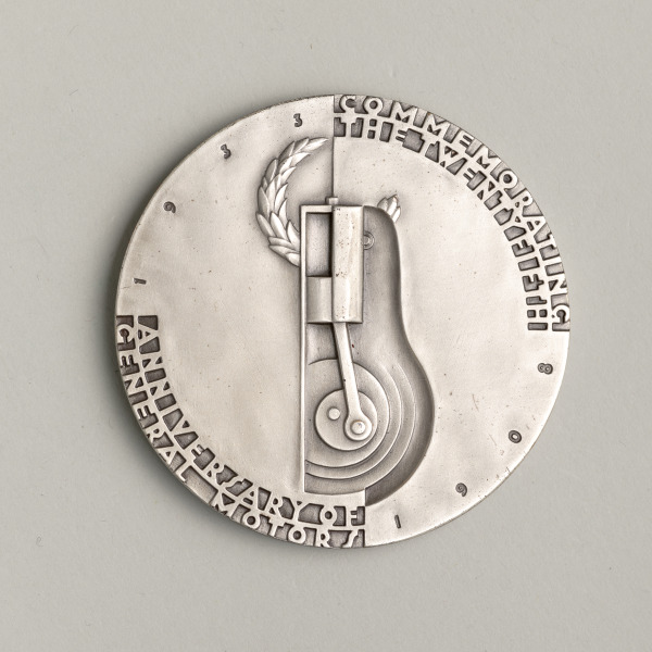 “General Motors, 25th Anniversary” Medal - Image 2