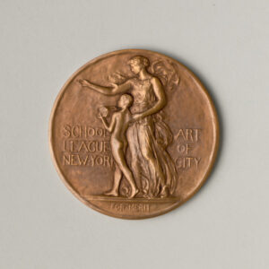 “School Art League of New York Merit Award” Medal