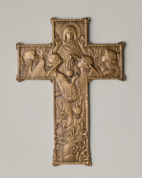 “Cross with Madonna and Lilies” Medal