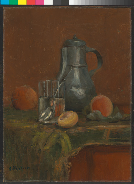 STILL LIFE WITH PEACHES