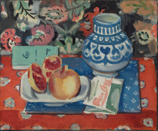 Still Life with Fruit and Chinese Vase - Image 2