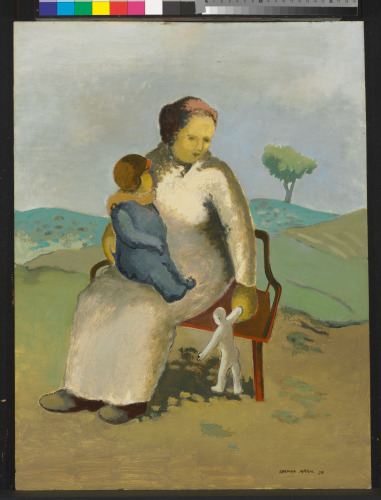 Mother and Child in Landscape - Image 2