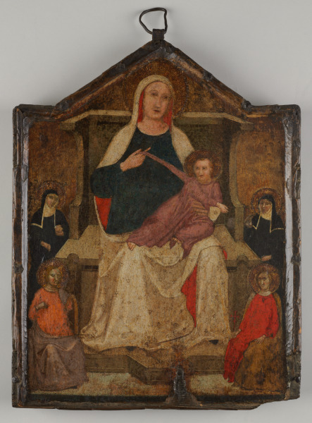 Madonna and Child Enthroned with Four Saints - Image 2